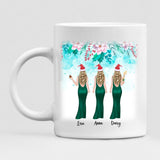 Besties Celebrate Christmas - " May Your Days Be Mery & Bright " Personalized Mug - VIEN-CML-20220110-04