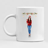 Christmas Girls - " Coffee & Christmas Music " Personalized Mug - VIEN-CML-20220223-02