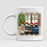 Merry Christmas Besties - " Coffee & Christmas Music " Personalized Mug - VIEN-CML-20220219-01