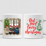 Merry Christmas Besties - " Did Girl Loves Christmas " Personalized Mug - VIEN-CML-20220219-01