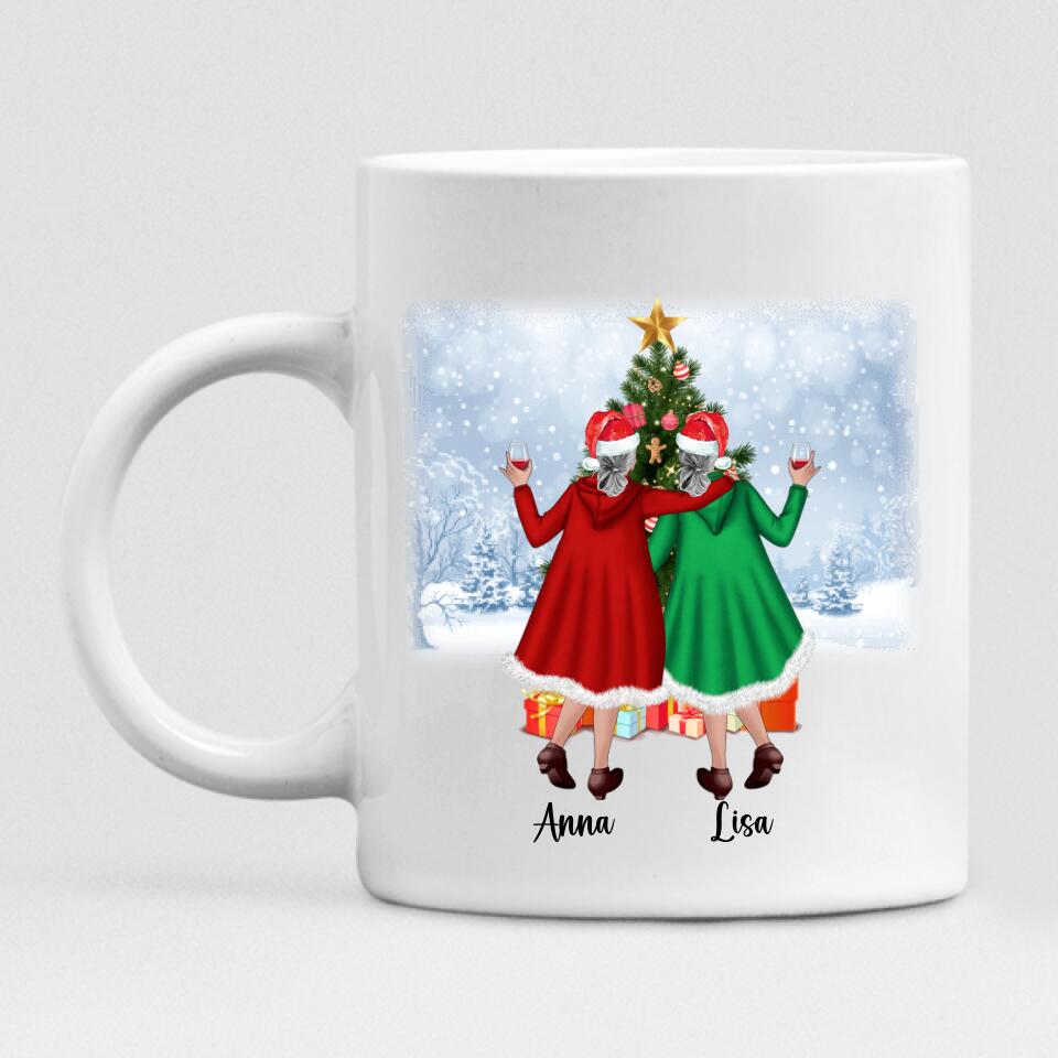 Grandmother Christmas - " Merry Christmas To My Best Friend Here’s To Another Year Of... " Personalized Mug - VIEN-CML-20220106-05