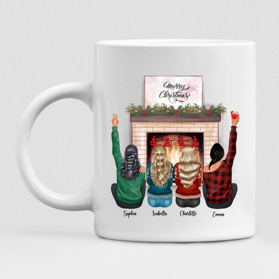 Christmas Best Friend - " May Your Days Be Mery & Bright " Personalized Mug - PHUOC-CML-20220218-01