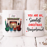 Christmas Best Friend - " You Are My Sweetest Christmas Gingerbread " Personalized Mug - PHUOC-CML-20220218-01