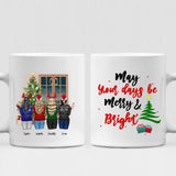 Xmas With Besties - " May Your Days Be Mery & Bright " Personalized Mug - PHUOC-CML-20220217-02