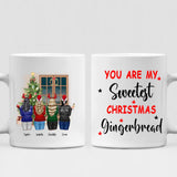 Xmas With Besties - " You Are My Sweetest Christmas Gingerbread" Personalized Mug - PHUOC-CML-20220217-02