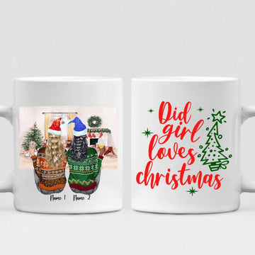 Christmas Sisters - " Did Girl Loves Christmas " Personalized Mug - NGUYEN-CML-20220106-05