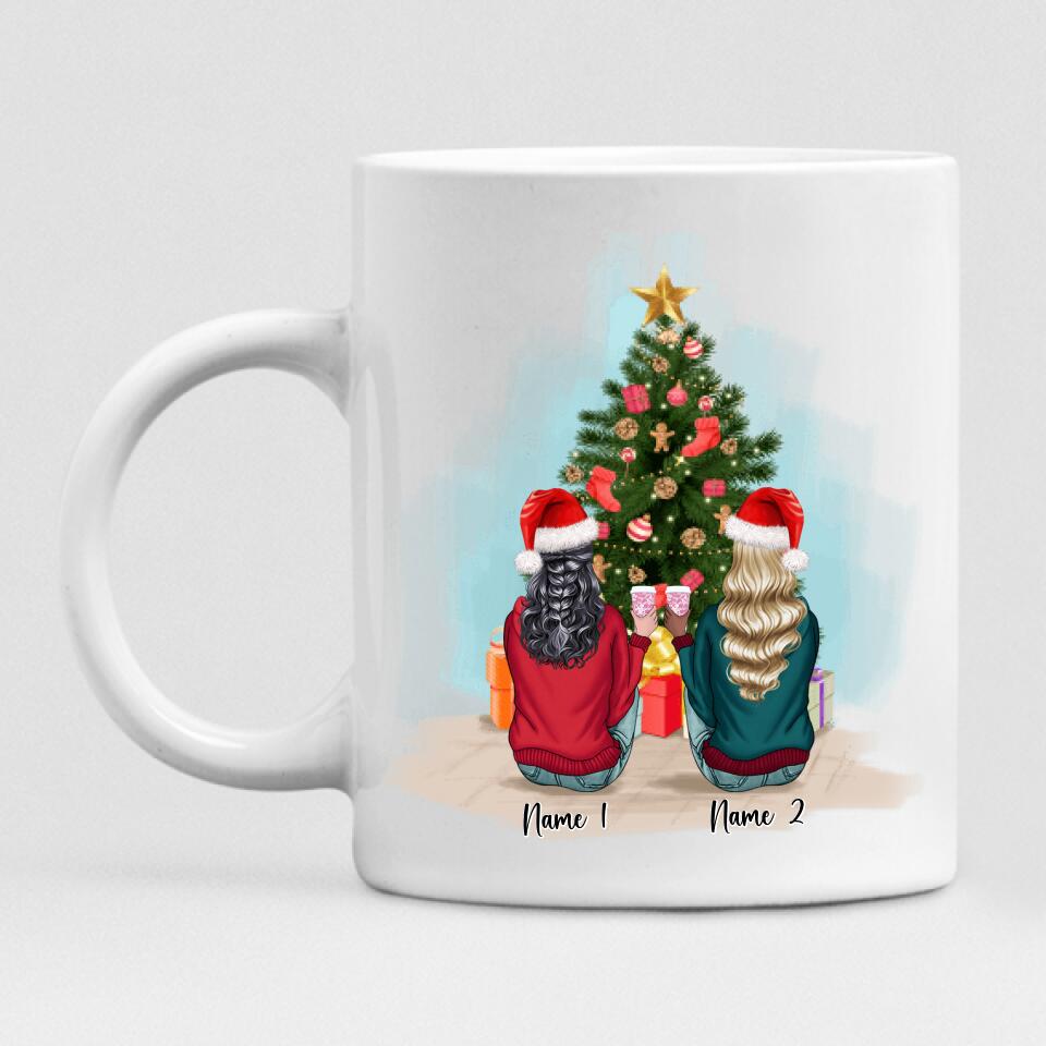 Christmas Besties - " Coffee & Christmas Music " Personalized Mug - NGUYEN-CML-20220110-02