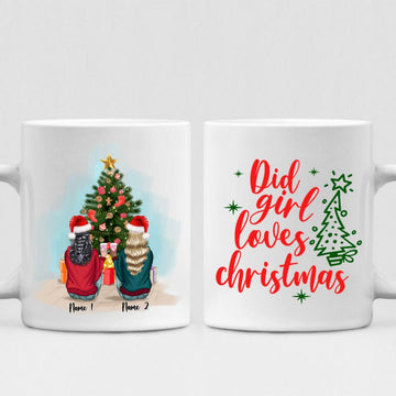 Christmas Besties - " Did Girl Loves Christmas " Personalized Mug - NGUYEN-CML-20220110-02