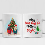 Christmas Besties - " May Your Days Be Mery & Bright " Personalized Mug - NGUYEN-CML-20220110-02