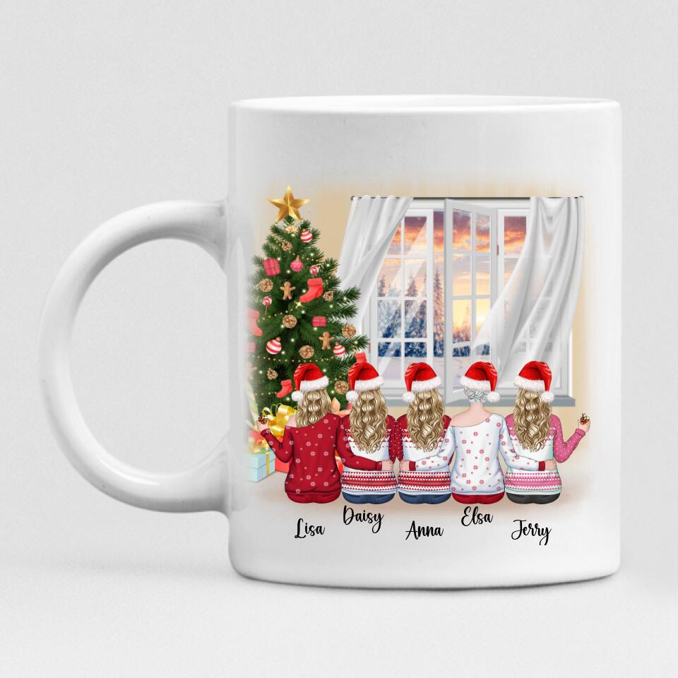 Besties Christmas Party - " Did Girl Loves Christmas " Personalized Mug - VIEN-CML-20220111-03