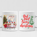 Besties Christmas Party - " Did Girl Loves Christmas " Personalized Mug - VIEN-CML-20220111-03