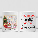 Besties Christmas Party - " You Are My Sweetest Christmas Gingerbread " Personalized Mug - VIEN-CML-20220111-03