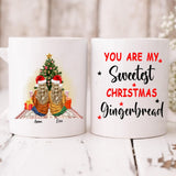 Christmas Girls Best Friends - " You Are My Sweetest Christmas Gingerbread " Personalized Mug - VIEN-CML-20220111-01