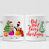 Christmas Besties - " Did Girl Loves Christmas " Personalized Mug - NGUYEN-CML-20220107-01