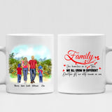 Family Holidays - " Family Like Branches On A Tree, We All Grow In Different Directions Yet Our Roots Remain As One " Personalized Mug - VIEN-CML-20220228-02