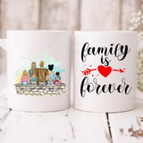 Family Holidays - " Family Is Forever " Personalized Mug - VIEN-CML-20220223-04