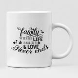 Family Holidays - " Family Where Life Begins & Love Never Ends " Personalized Mug - VIEN-CML-20220223-04