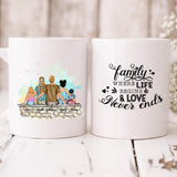 Family Holidays - " Family Where Life Begins & Love Never Ends " Personalized Mug - VIEN-CML-20220223-04