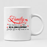 We Are Family - " Family Like Branches On A Tree, We All Grow In Different Directions Yet Our Roots Remain As One " Personalized Mug - VIEN-CML-20220115-01