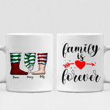 Family Where Life Begins - " Family Is Forever " Personalized Mug - CUONG-CML-20220117-03