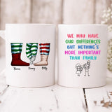 Family Where Life Begins - " We May Have Our Differences But Nothing’s More Important Than Family " Personalized Mug - CUONG-CML-20220117-03