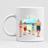 Family Summer Beach - " I Love You To The Beach & Back " Personalized Mug - VIEN-CML-20220224-02