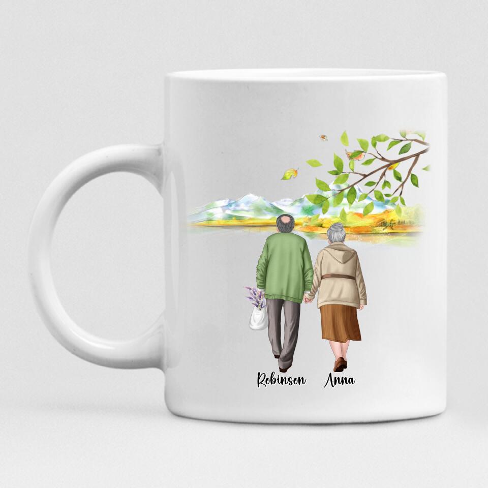 Grandpa and Grandma - " Happy Grandparents Day " Personalized Mug - VIEN-CML-20220104-01