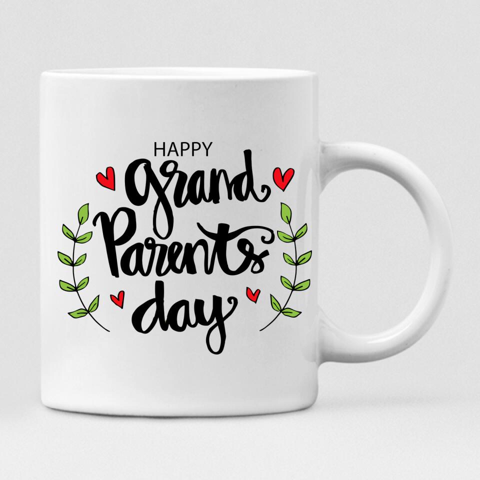 Grandpa and Grandma - " Happy Grandparents Day " Personalized Mug - VIEN-CML-20220104-01