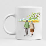 Grandpa and Grandma - " Grandpa Love Grandma " Personalized Mug - VIEN-CML-20220104-01