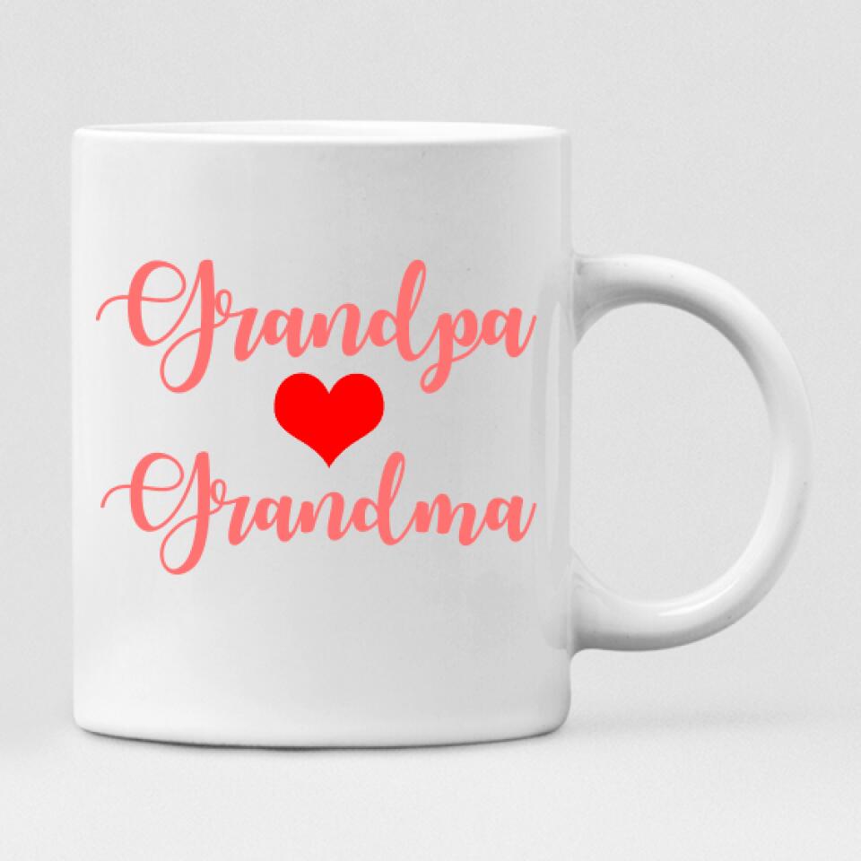 Grandpa and Grandma - " Grandpa Love Grandma " Personalized Mug - VIEN-CML-20220104-01