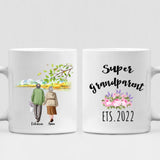 Grandpa and Grandma - " Super Grandparents " Personalized Mug - VIEN-CML-20220104-01