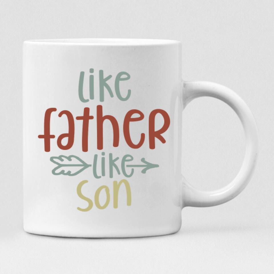 Father And Son - " Like Father Like Son " Personalized Mug - PHUOC-CML-20220221-04