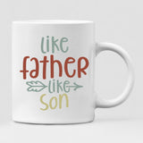 Father And Son - " Like Father Like Son " Personalized Mug - PHUOC-CML-20220221-04