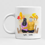 Autumn Mom And Daughter - " A Daughter Is God’s Way Of Saying Thought You Could Use A Lifelong Friend " Personalized Mug - PHUOC-CML-20220221-02