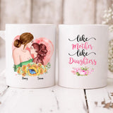 Mother And Daughter - " Like Mother Like Daughters " Personalized Mug - CUONG-CML-20220106-04