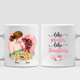 Mother And Daughter - " Like Mother Like Daughters " Personalized Mug - CUONG-CML-20220106-04