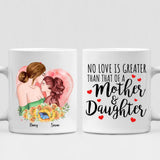 Mother And Daughter - " No Love Is Greater Than That Of A Mother And Daughter " Personalized Mug - CUONG-CML-20220106-04