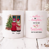 Mom And Daughter Christmas - " Mother And Daughter From The Start. Best Friends Forever From The Heart " Personalized Mug - NGUYEN-CML-20220115-02