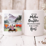 Mother And Daughter Camping - " We’ve Been Mother & Daughter’s From The Very Start But The Friendship We Share Is A Gift From The Heart " Personalized Mug - VIEN-CML-20220107-03