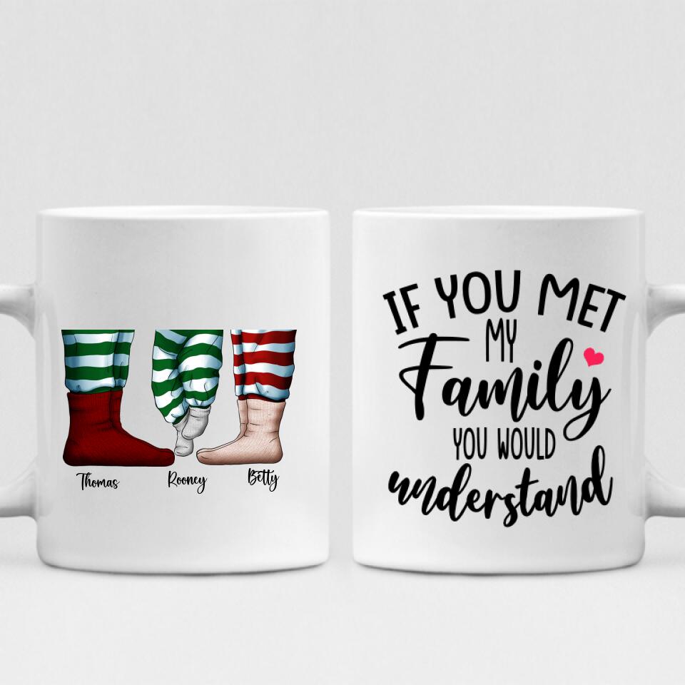 Family Where Life Begins - " If You Met My Family You Would Understand " Personalized Mug - CUONG-CML-20220117-03