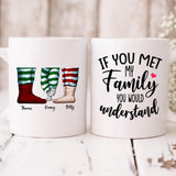 Family Where Life Begins - " If You Met My Family You Would Understand " Personalized Mug - CUONG-CML-20220117-03