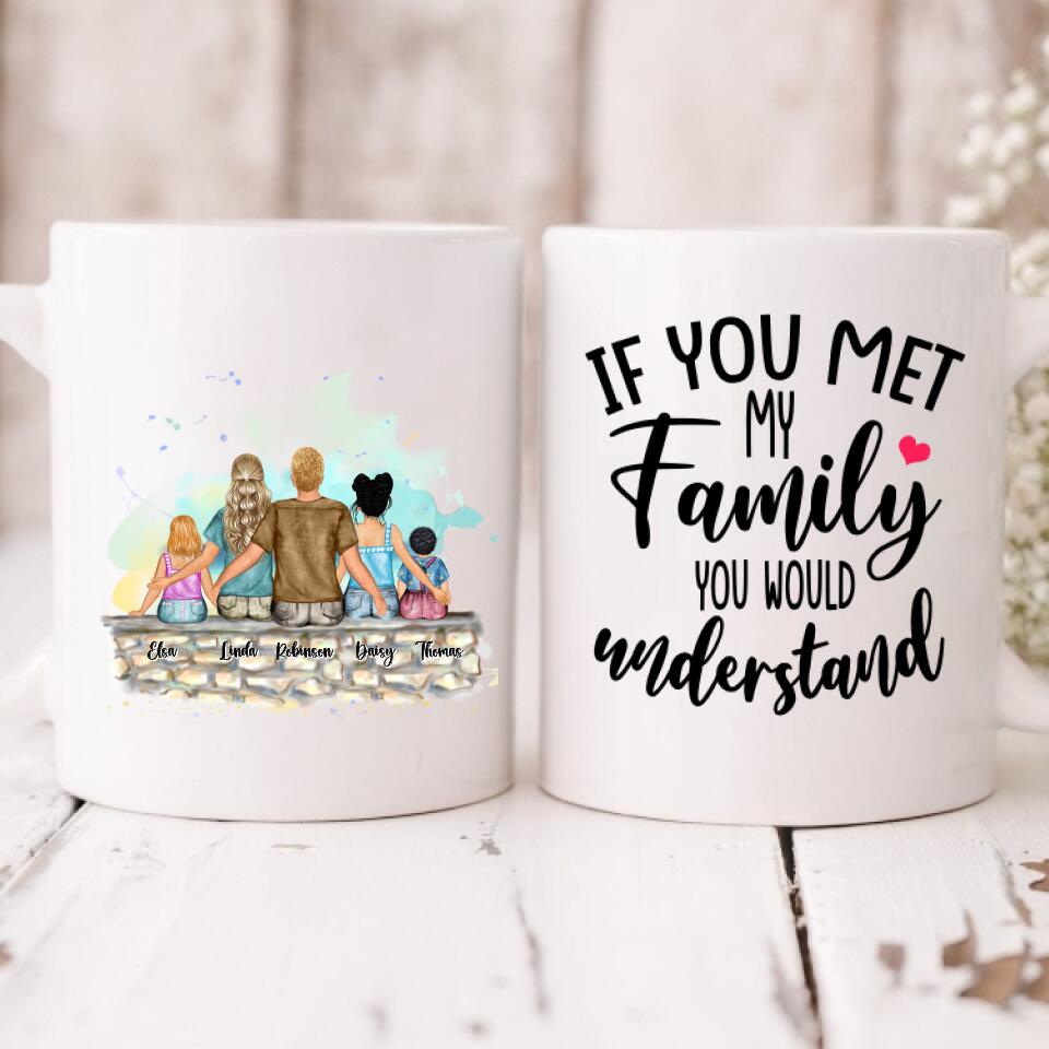 Family Holidays - " If You Met My Family You Would Understand " Personalized Mug - VIEN-CML-20220223-04