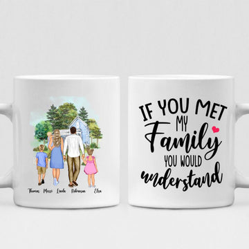 Family Home - " If You Met My Family You Would Understand " Personalized Mug - VIEN-CML-20220225-01