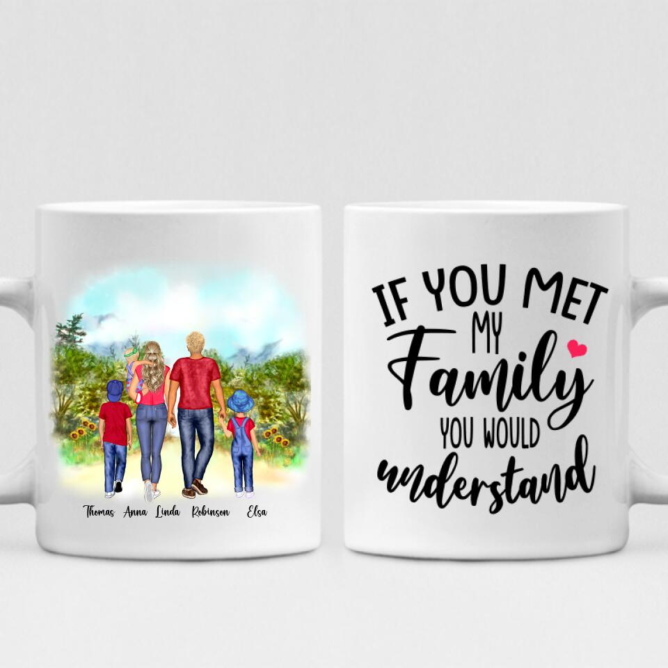 Family Holidays - " If You Met My Family You Would Understand " Personalized Mug - VIEN-CML-20220228-02