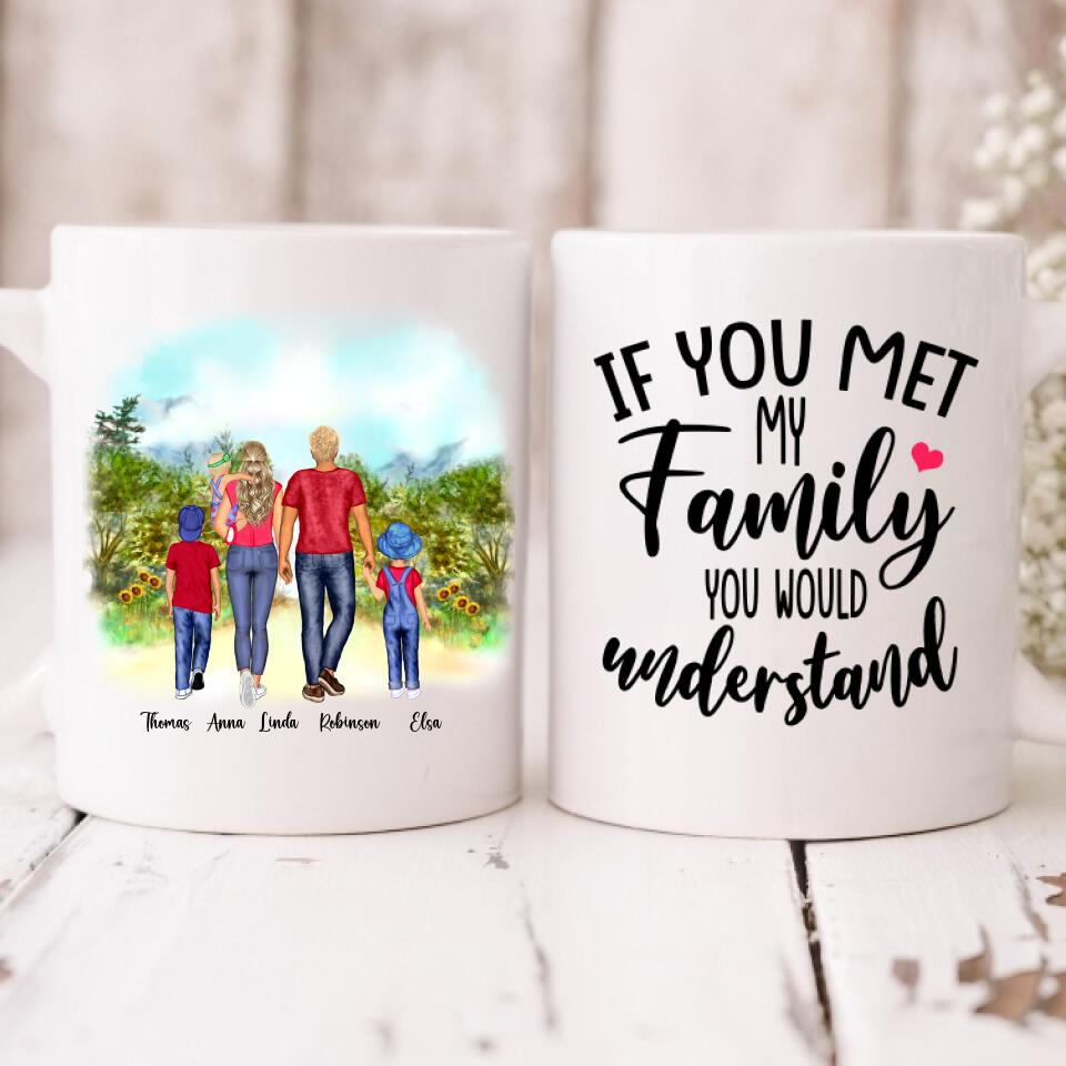 Family Holidays - " If You Met My Family You Would Understand " Personalized Mug - VIEN-CML-20220228-02