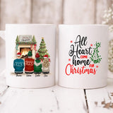 Merry Christmas Family - " All Hearts Come Home For Christmas " Personalized Mug - VIEN-CML-20220217-01