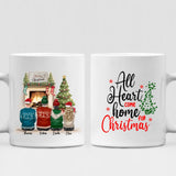 Merry Christmas Family - " All Hearts Come Home For Christmas " Personalized Mug - VIEN-CML-20220217-01