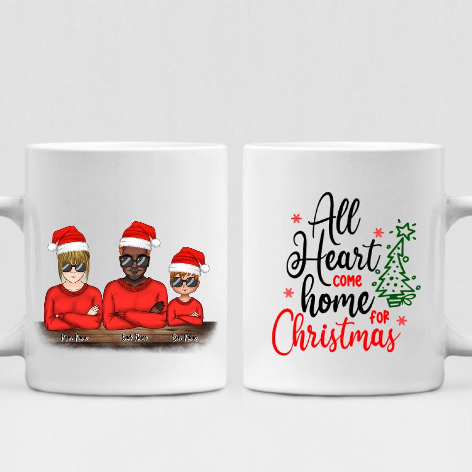 Xmas Family - "  All Hearts Come Home For Christmas " Personalized Mug - NGUYEN-CML-20220112-02