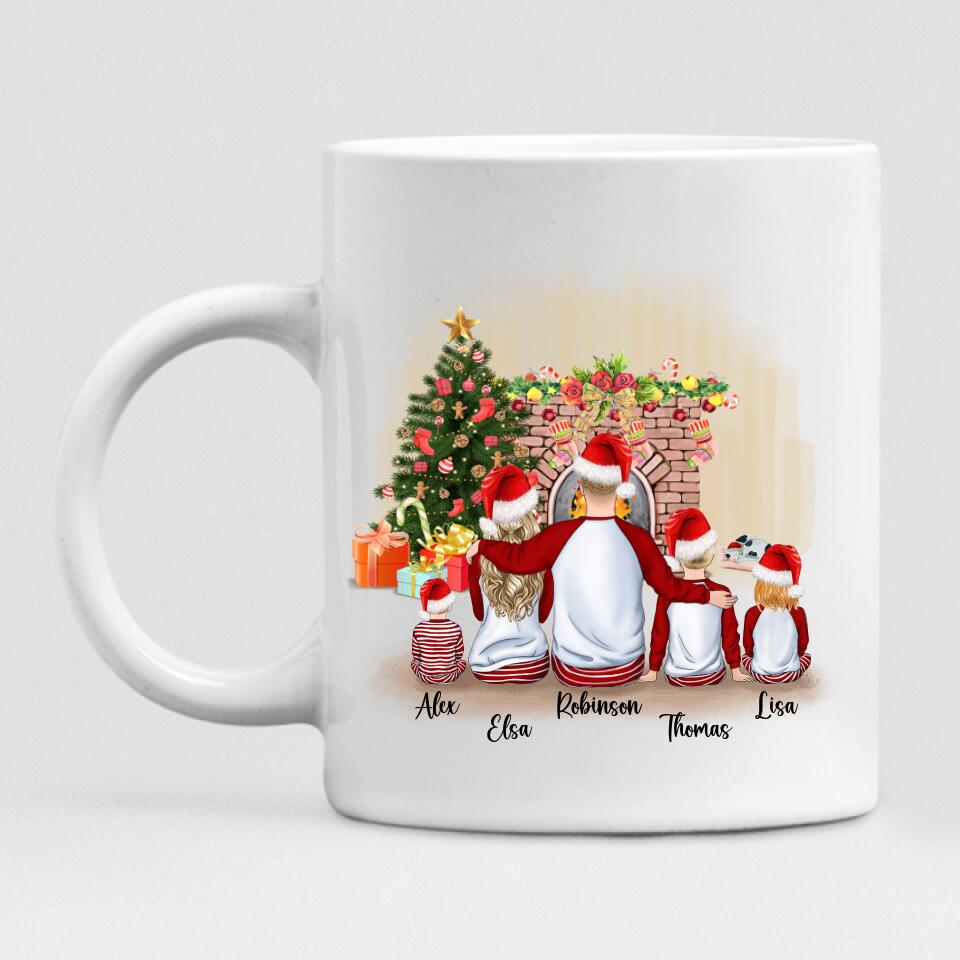 Christmas Family - " All Hearts Come Home For Christmas " Personalized Mug - VIEN-CML-20220112-02