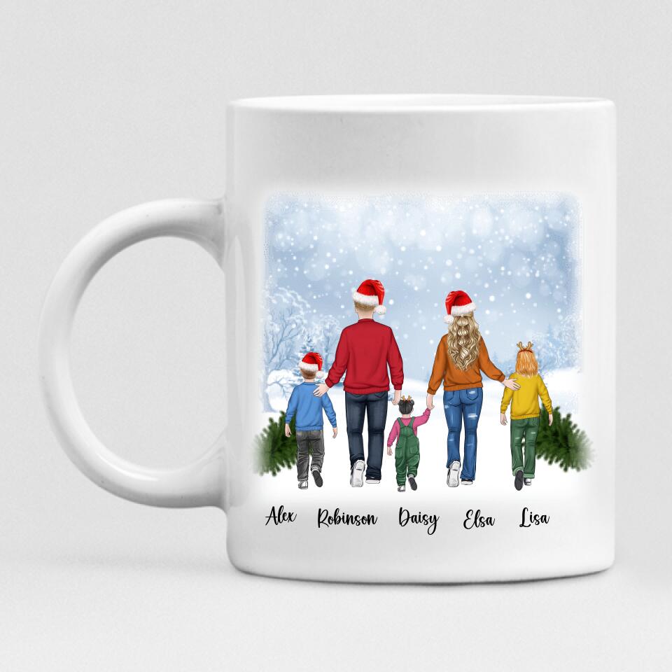 Merry Christmas With Family - "All Hearts Come Home For Christmas " Personalized Mug - VIEN-CML-20220111-02